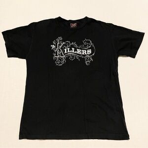 Vintage The Killers Band T-Shirt Cinder Block Hot Fuss Y2K Large